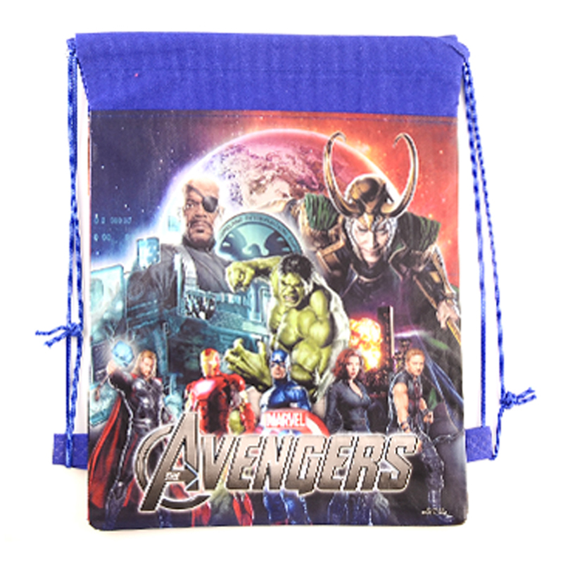 The Avengers Kinder Schultasche Cartoon Kinder Kordelzug Rucksäcke für jungen kinder Schwimmen Taschen strand