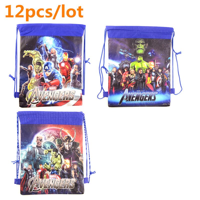 The Avengers Kinder Schultasche Cartoon Kinder Kordelzug Rucksäcke für jungen kinder Schwimmen Taschen strand