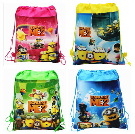 Kinder Schultasche cartoon Rucksäcke kind mochila infantil kind Tasche kleine gelbe mann Rucksäcke Schultasche