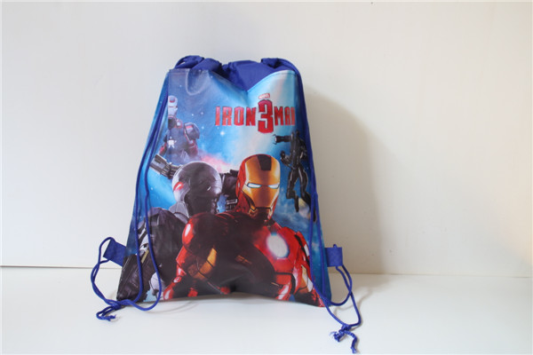 Die Erstaunliche Minion   Spiderman   Avengers Kinder Cartoon Kordelzug Rucksäcke Kinder Schultaschen