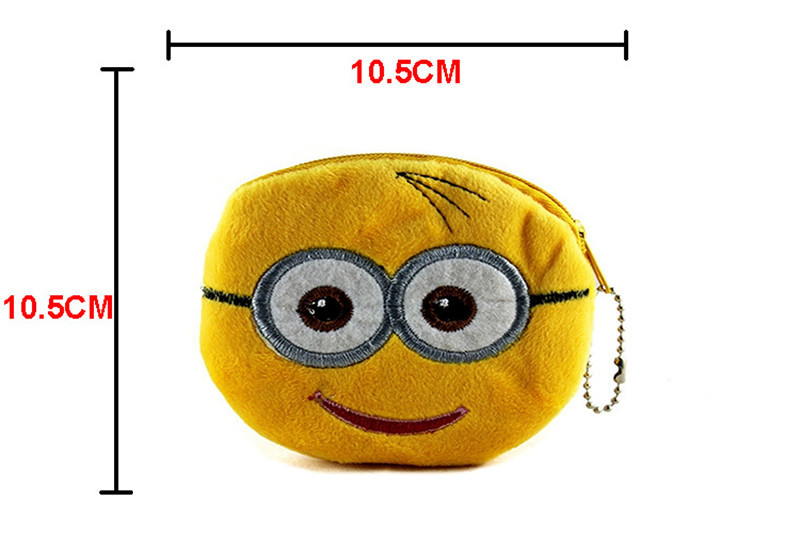 niedlichen Cartoon Plüsch Geldbörse Kinder Zip Geldbörse Brieftasche Spider Man Hallo Kitty Minions Kind