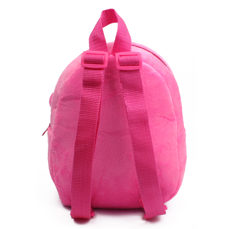 hohe Qualität Rose Red Hallo Kitty Plüsch Cartoon Spielzeug Rucksack Mädchen Charakter Schultasche