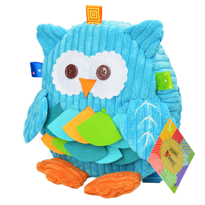 Sozzy Nettes Kind Plüsch Schule Rucksäcke 25 cm Tierfigur Tasche Kind Mädchen Jungen Geschenke Spielzeug