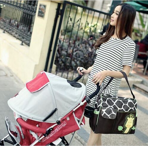 Marke Neue große Kapazität Magazine  Cartoon Muster Multi Funktion Baby Windel Taschen Tote Organizer Windel