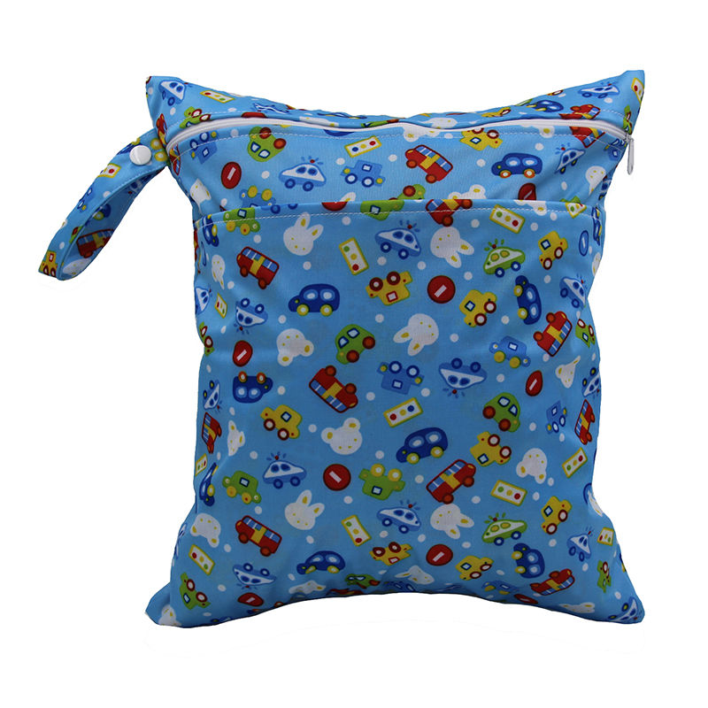 (1 teil los) Doppel Taschen Wasserdichte Portable Multifunktionale Baby windel windel Taschen Entwickelt Windel Nass