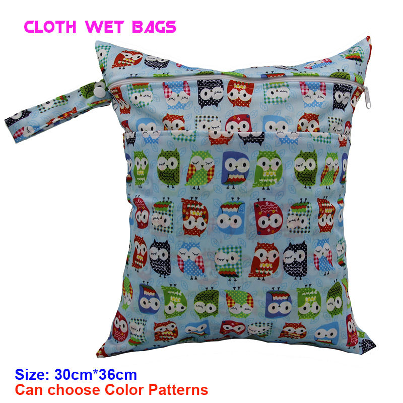 (1 teil los) Doppel Taschen Wasserdichte Portable Multifunktionale Baby windel windel Taschen Entwickelt Windel Nass