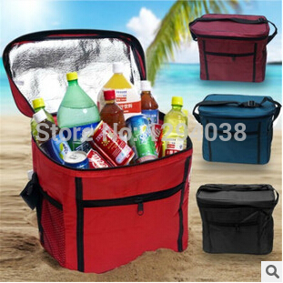 Top 27x24x17 CM Große Verdicken Folding Frischhaltung KühlTasche Lunchpaket Für Lebensmittel Obst Meeres