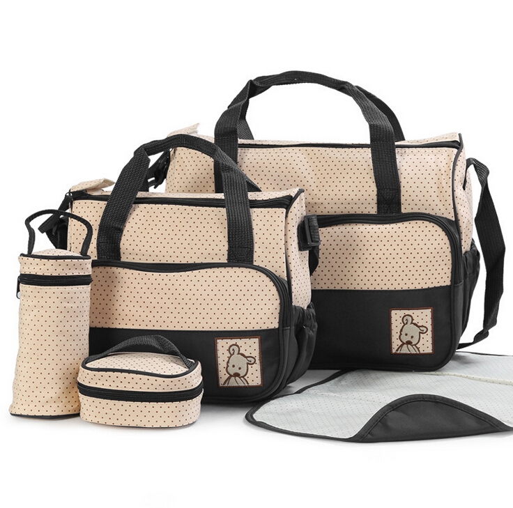 8 Farben 5 Teile satz Hohe Qualität WickelTaschen Durable Tote Schulter WickelTasche Mumie Mutter baby Tasche baby