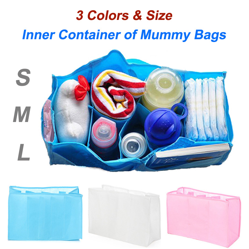 Baby windel windel Wickeltasche Lagerung Taschen Innere Container Mutterschaft Handtasche Liner Futter Divider 3 Farben