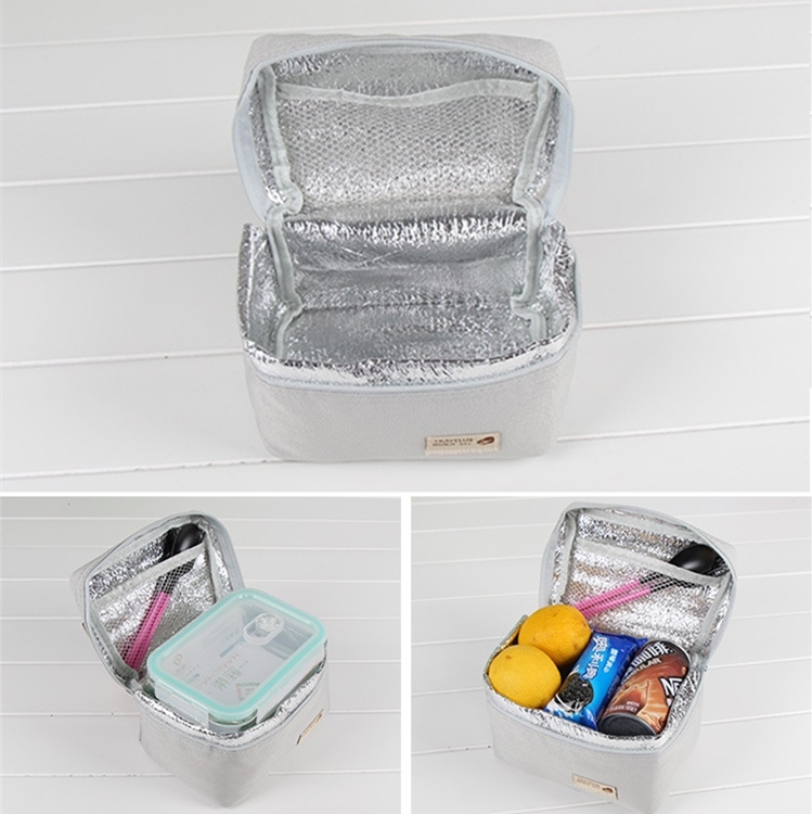 Praktische Kleine Tragbare Eisbeutel 4 Farbe Wasserdichtem Nylon KühlTasche Lunchpaket Freizeit Picknick Paket