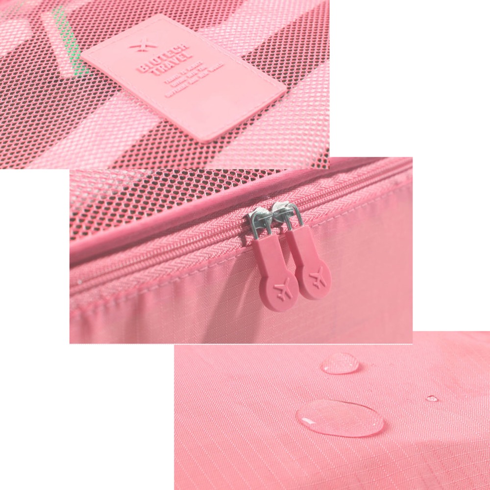 Nylon Verpackung Würfel Reisetasche System Dauerhaft 6 stück Ein Set Große Kapazität Von Sport Tasche