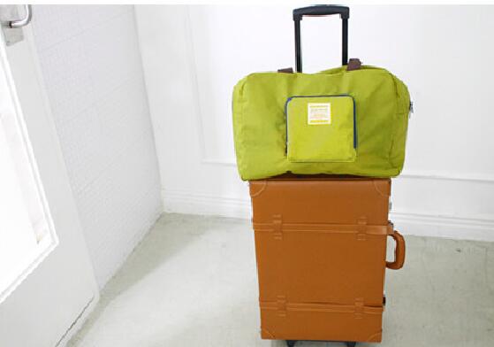 Damen Reisetasche Falten Wasserdichte Nylon Große Einkaufstasche Duffle Schulter Reißverschluss Reise