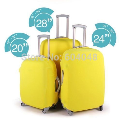 Freies Verschiffen 20 24 28 zoll Reisegepäck Koffer Schutzhülle Elastische staubdichte Abdeckung