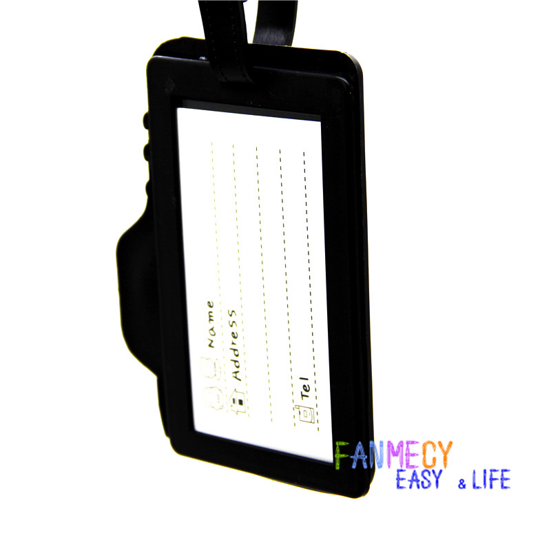 Tragbare Sichere Travel Kit Koffer ID Black Kamera Gepäck tag Handtasche Einkaufstasche Große Tag Reise