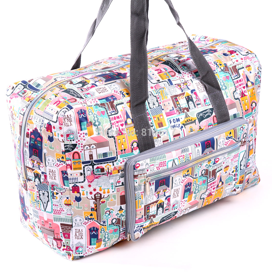 Freies verschiffen kip stil Großer kapazität klappwasserdicht sport fitness Reisetasche portable Damen