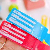 1 stück Reise Zubehör Niedlichen Cartoon Silikon Gepäckanhänger Koffer Rucksack Flugzeug Flugzeug