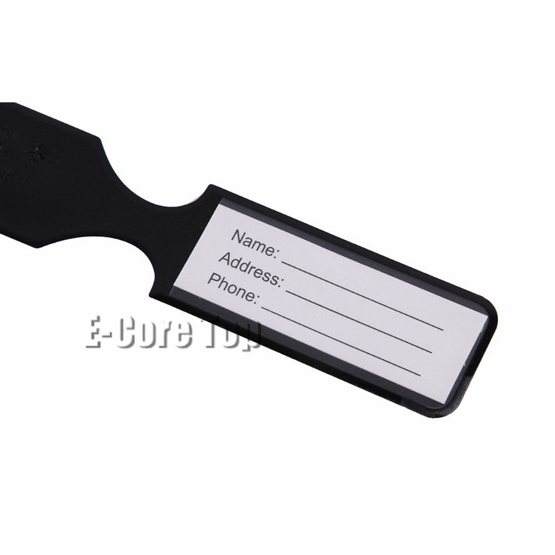 Koreanische Art Gepäck Tag Leicht Identifizieren Für Reisen PVC Weich Modische Koffer Label ID Adresse