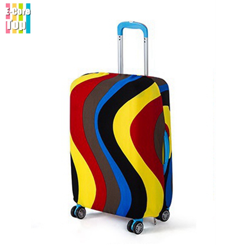 Freies Verschiffen Reisegepäck Koffer Schutzhülle Gelten 18 ~ 30 Zoll Koffer Decken Elastischen Material Print