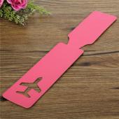 Neue 1 stück Gepäckanhänger Unisex Sendung Gepäckanhänger Weichem Leder Reise Zubehör