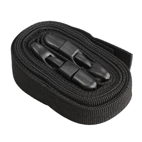 2 stück Schwarz Verstellbare Nylon Reise Camping Gepäck Zelt Binden Band Strap Reise Zubehör