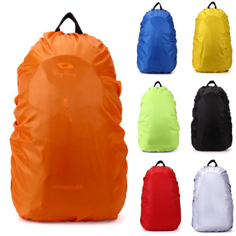 1 stück Nylon Regen Tasche 35 80L Protable Wasserdicht Rucksack Tasche Staub Regen Abdeckung Für Reise Camping