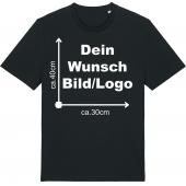 Wir bieten günstige individuelle T-Shirts an mit text  Logo Bildern in allen Größen und Farben nur 5 Euro pro stk.