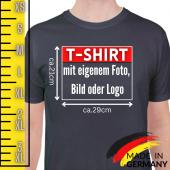 Wir bieten günstige individuelle T-Shirts an mit text  Logo Bildern in allen Größen und Farben nur 5 Euro pro stk.