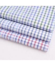 Bamboo fiber woven plaid shirt fabric