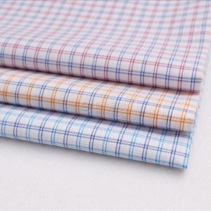 Bamboo fiber woven shirt fabric, bamboo fiber plaid shirt fabric