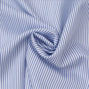 Bamboo fiber striped shirt fabric