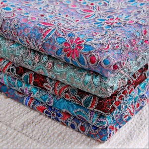 150D+50D Colorful Vintage Rope Embroidery Fabric Fashion/Women's Fabric Manufacturer Wholesale Direct Sales/Supply Price