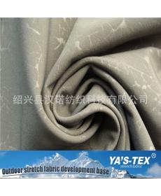 Factory direct sales embossed four-way stretch composite polar fleece; special clothing fabric for outdoor jackets