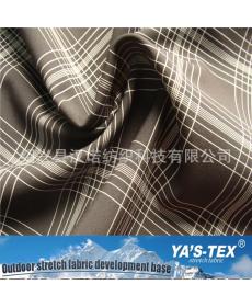 Polyester striped printed composite polar fleece waterproof soft shell fabric