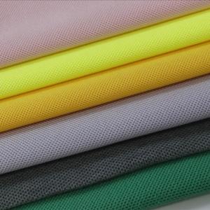 Spot 180g hexagonal pique mesh sweatshirt T-shirt knitted small pique POLO shirt school uniform fabric