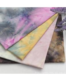 100D*144F milk silk tie-dye polyester stretch fabric yoga fitness T-shirt U-shaped pillow and other manufacturers wholes