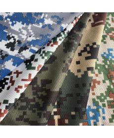 Polyester knitted mesh camouflage fabric, military training fabric, sportswear fabric