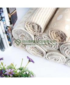 Natural colored cotton_Double-layer jacquard fabric_Organic cotton 100% cotton knitted fabric_Pure natural non-printing 