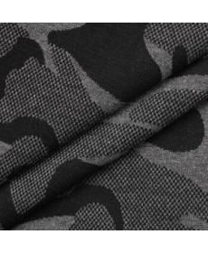 Supply TR camouflage jacquard double-sided fabric 30 count thickened knitted autumn and winter pants clothing fabrics