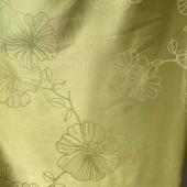 Polyester jacquard fabric All polyester plant jacquard home textile fabric imitation silk jacquard fabric 2.5 width