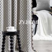 Xiaomei. Medieval style French chenille jacquard, soft and waxy, no styling required