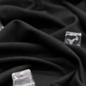 Black polyester fabric, polyester dyed woven fabric, polyester home textile fabric, black bed sheet fabric