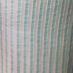 Pure cotton yarn-dyed princess strip Pure cotton yarn-dyed jacquard stripe fabric Nantong bed home textile fabric 2.5 wi